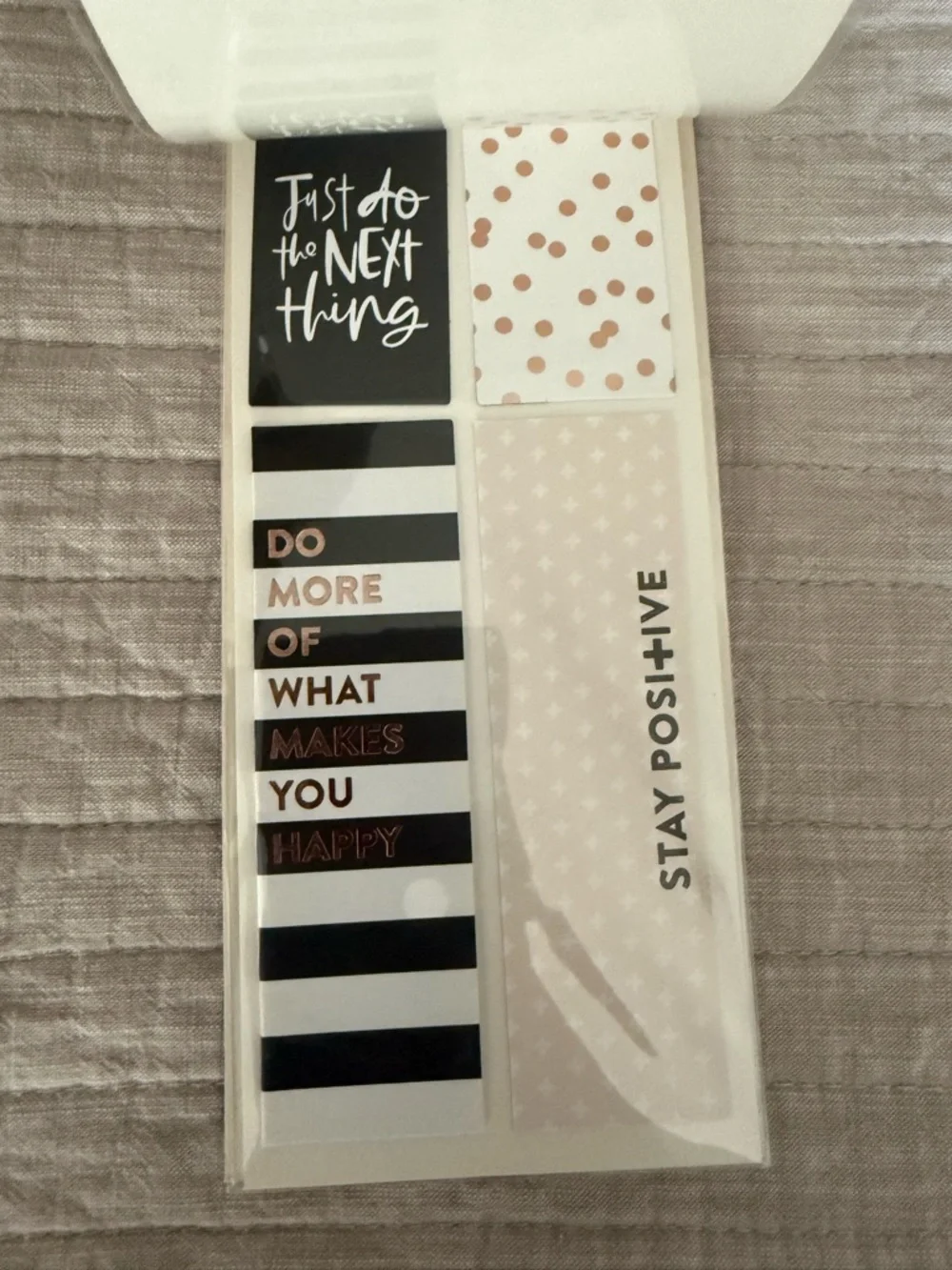 The Happy planner Journaling Planner Sticker Pack - White, Black, Pink, Blue
